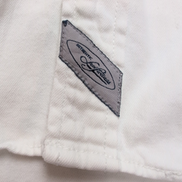 Chemise Levi's Vintage M Jean Blanc 100% Coton 2 Poches Hong Kong manches longue