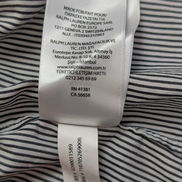 Chemise Polo Ralph Lauren Shirt S Slim Fit Stretch Rayures Noir Button Down