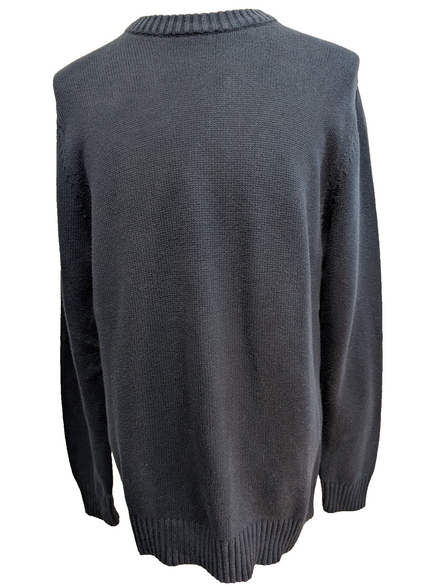 Pull L.L.Bean Maille Dense Col Rond Vert Foncé - Taille M