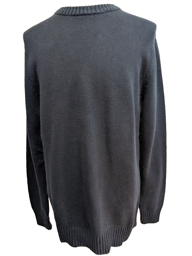 Pull L.L.Bean Maille Dense Col Rond Vert Foncé - Taille M