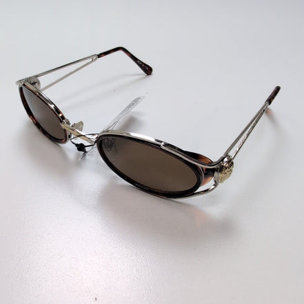 Lunettes de soleil Y2K Aesthetic Luxe Tête de Lion Branche Large