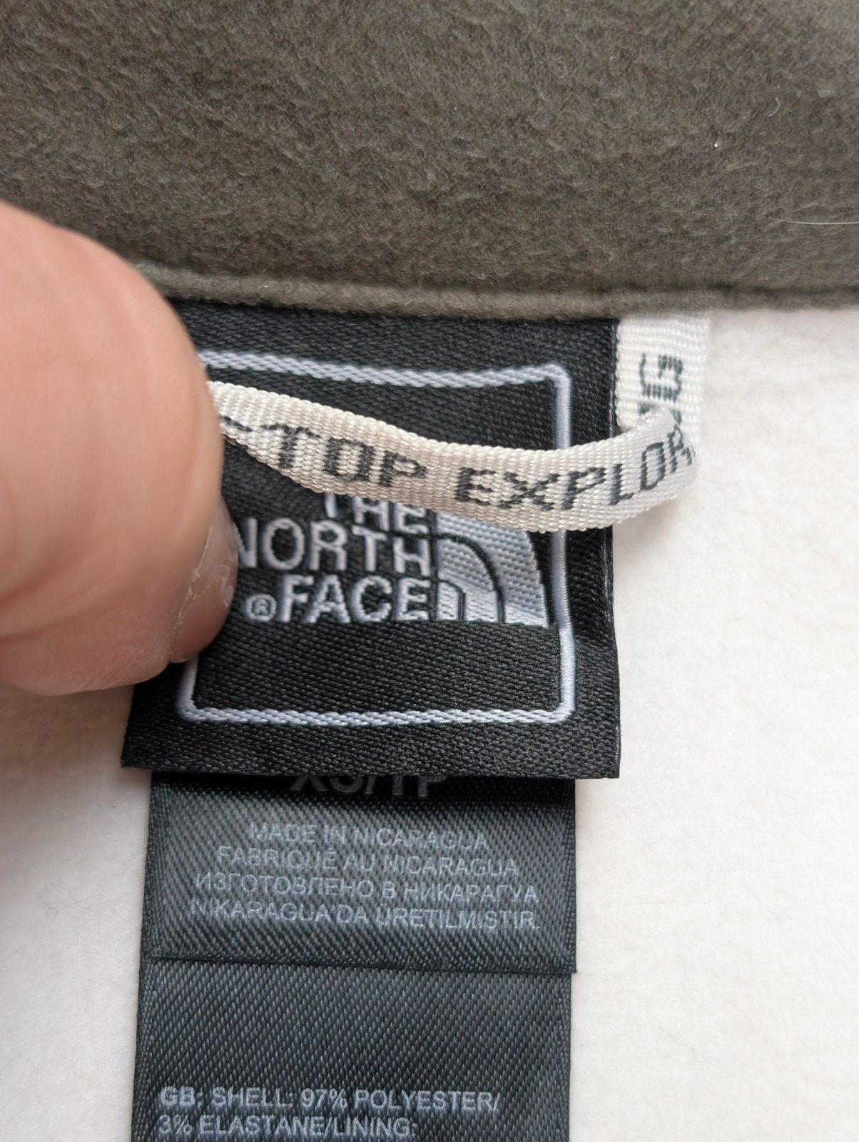 Veste Softshell TNF APEX Femme XS Blanche Coupe-Vent Polaire Technique