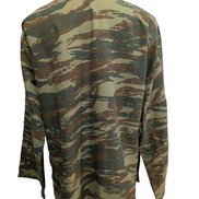 Veste militaire Vert Kaki Armée Grecque Camouflage Tiger Stripe Taille L