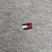 Pull Tommy Hilfiger - Col V - Gris - Maille fine - Taille XL