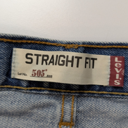Jean Levi's 505 Regular Fit Vintage Homme W38 L30 Bleu Denim Classic Straight