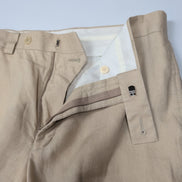 Pantalon Calvin Klein 100% Lin Crème Chino Taille W32 (voir mesures)