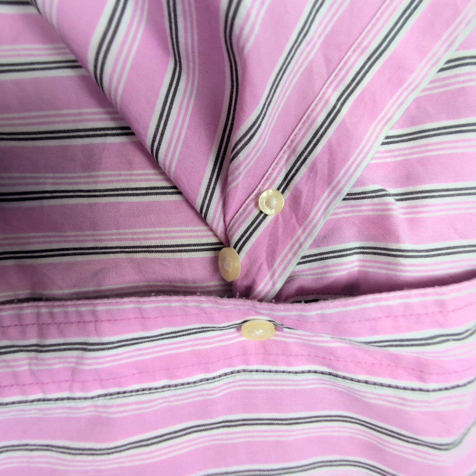Chemise CHAPS rose à rayures taille XXL #60e