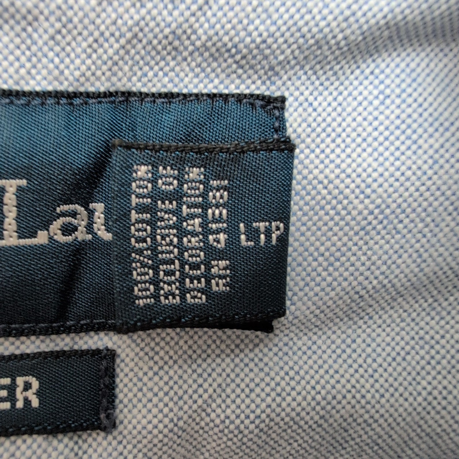 Chemise Ralph Lauren Mercer S Bleu Écusson Chasse Polo 1967 Broderie N°3
