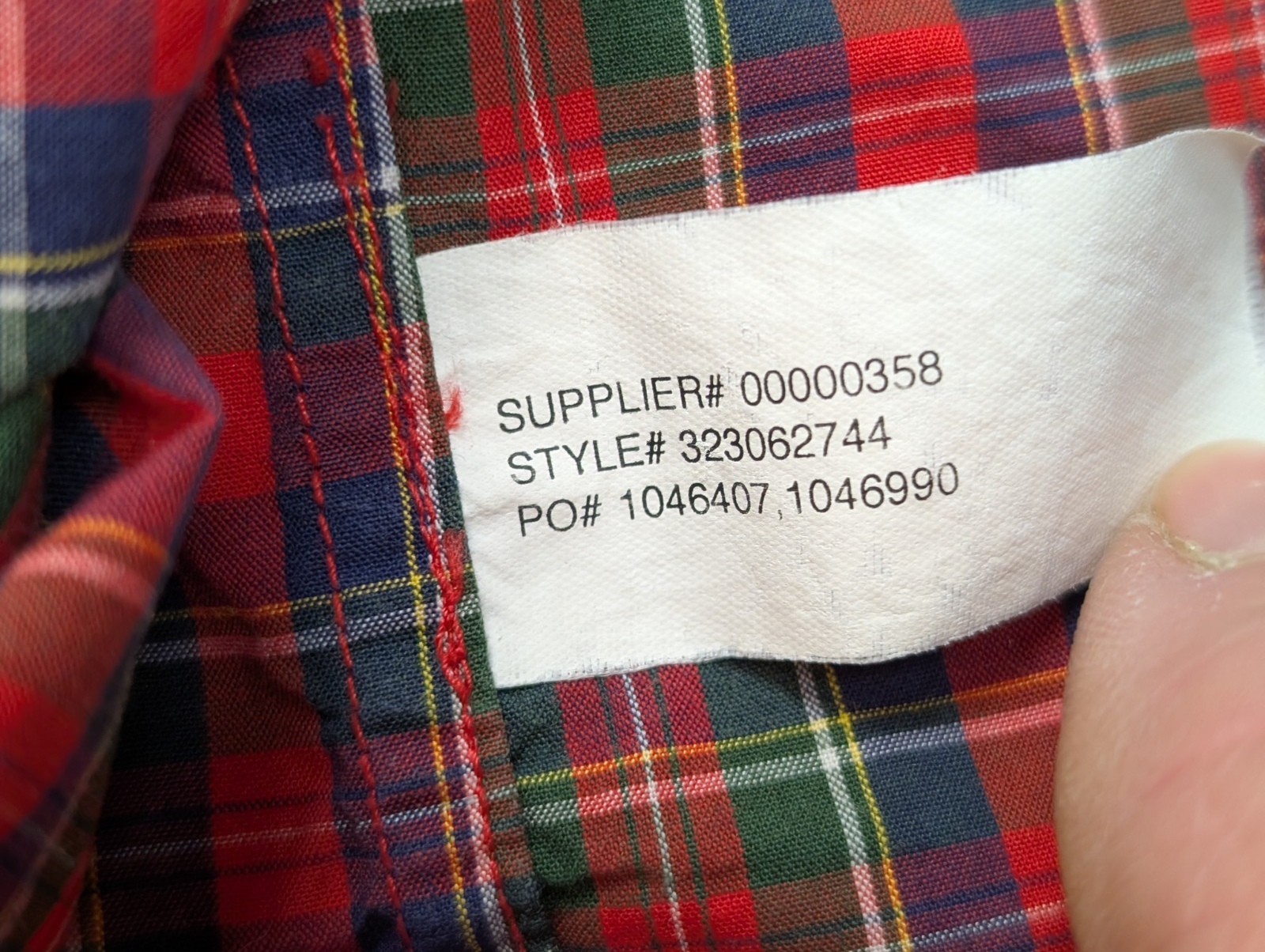 Chemise RALPH LAUREN - Carreaux Multicolores - Manches Longues - Taille XS (L 16