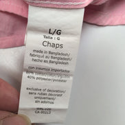 Chemise CHAPS Homme L Rose Pâle Unie Manche Courte Poche