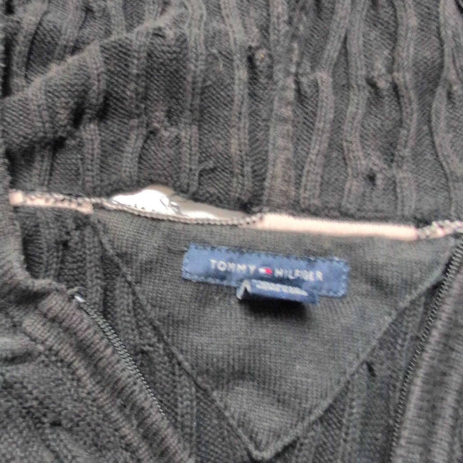 LOT 10 PULLS TOMMY HILFIGER - HOMME & FEMME - À RÉPARER / UPCYCLING
