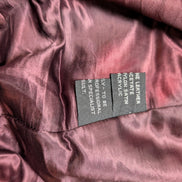 Vintage Stratojac Leather Bomber Jacket 42 Harrington Burgundy Veste Cuir |49c