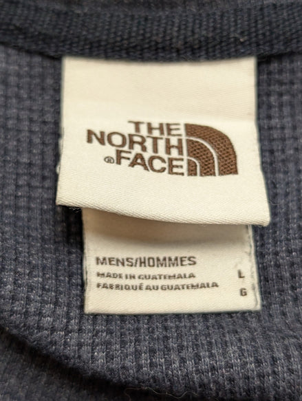 Pull The North Face vintage bleu marine col rond homme taille L