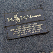 Écharpe Polo Ralph Lauren Bleu Marine 100% Coton Logo Poney Vert