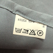 Chemise Ingram Made in Italy L Gris 100% Viscose Neuve Sans Étiquette