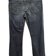 Jean Levi's 518 Femme Bleu Super Low Bootcut Flare W31 L32 Vintage