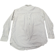 Chemise CHAPS blanche à rayures grises taille L #152e