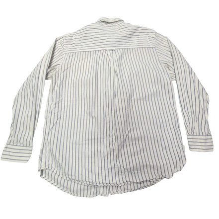 Chemise CHAPS blanche à rayures grises taille L #152e
