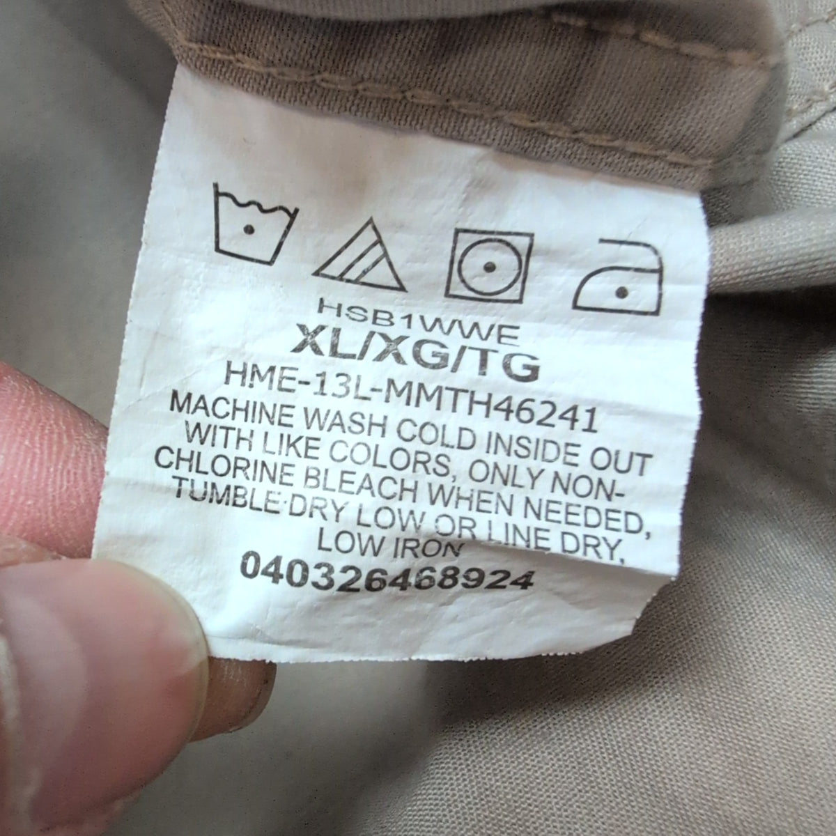 Chemise Wrangler Marron Clair Coton Manches Courtes 2 Poches Taille XL
