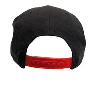 Casquette ADIDAS Vintage Rouge et Noir Logo Imprimé Taille Réglable