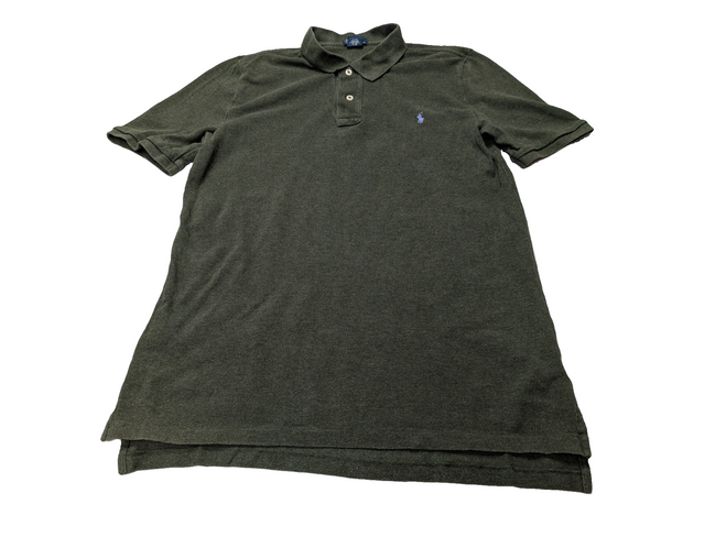 Polo manches courtes Polo Ralph Lauren kaki logo bleu taille XL 18-20 (S)