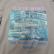 T-shirt Artistory S Claude Monet The Water Lily Pond Vert Neuf Étiquette