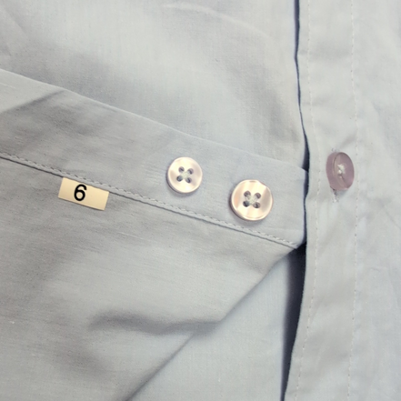 Chemise Todd Shelton M Neuve Étiquette Slim Fit Bleu Unie Manches longues