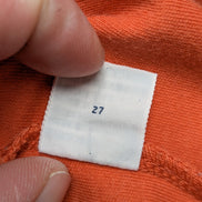 Polo manches courtes Polo Ralph Lauren M orange 100% coton logo bleu marine