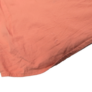 Chemise Wrangler orange uni manches courtes taille L #100e