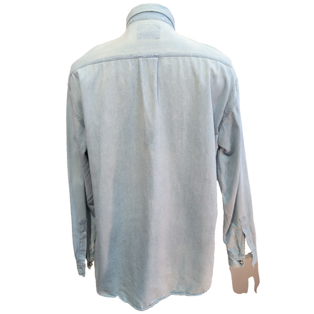Chemise en jean Levi's bleu clair modèle rare à surcoutures Taille M
