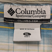 Chemise manches courtes Columbia à carreaux taille XL #203msch