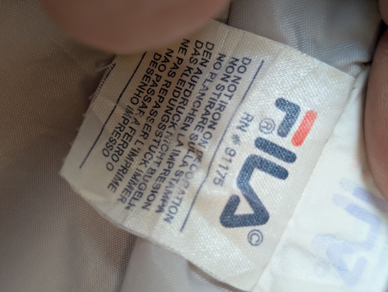 Blouson Fila Performance L 46/48 Veste Ski RARE Thermore Official Italian Team