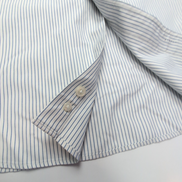 Chemise L.L. Bean rayée bleu manches longues homme taille L