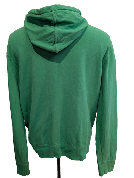 Polo Ralph Lauren Veste Hoodie Capuche Zippée Verte M Logo Violet