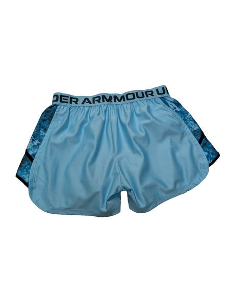 Short Under Armour Bleu Ciel Coupe Lâche - Femme Taille M