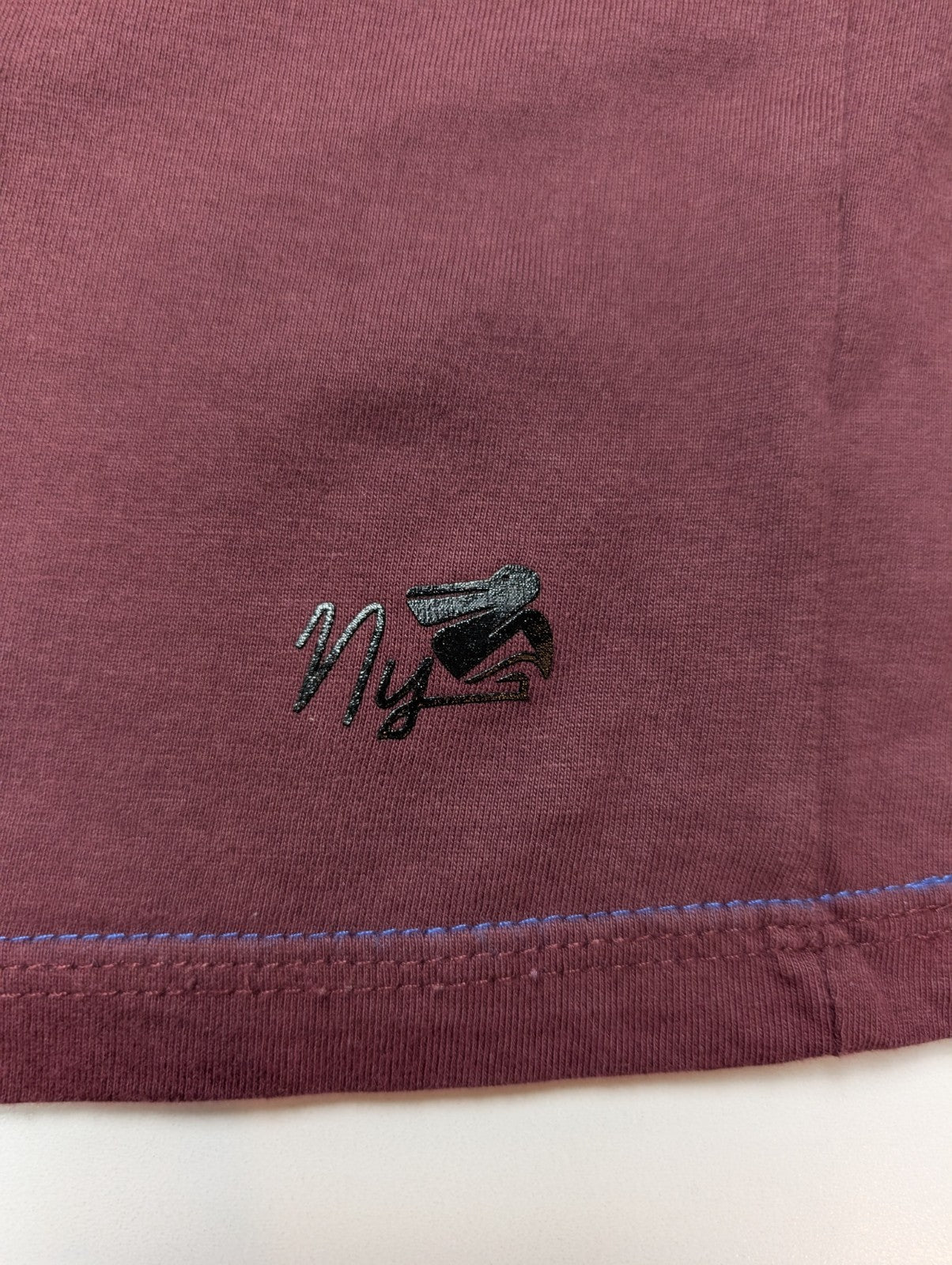 T-Shirt Manches Longues Bordeaux CBK - Taille XL - Poche à Rabat - Neuf sans Éti