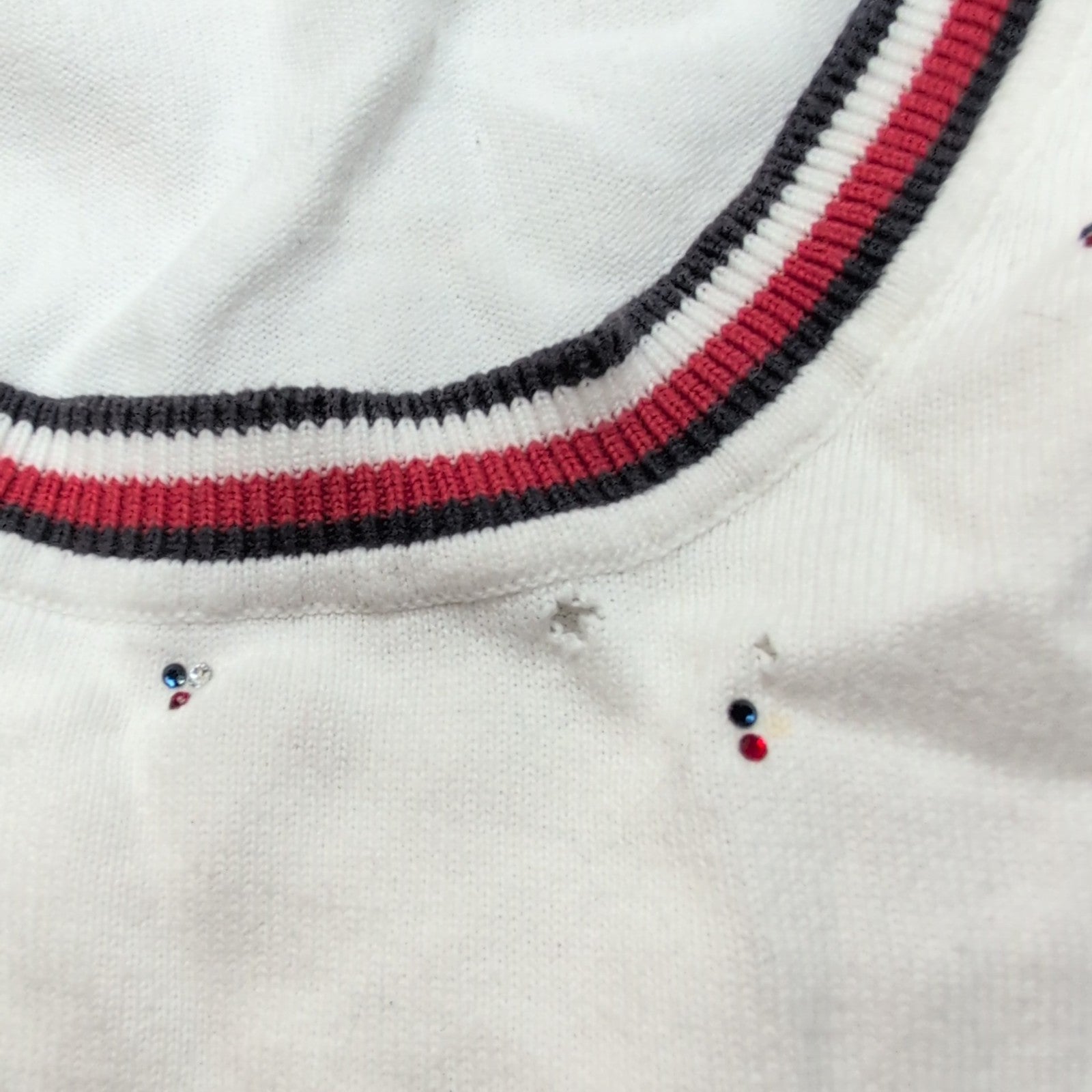 LOT 10 PULLS TOMMY HILFIGER - HOMME & FEMME - À RÉPARER / UPCYCLING