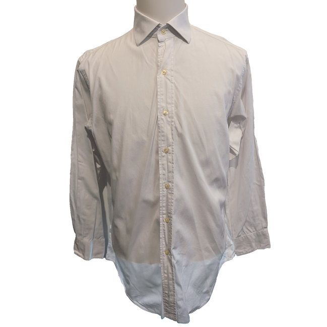 Chemise Polo Ralph Lauren blanche Classic Fit sans logo taille L regent