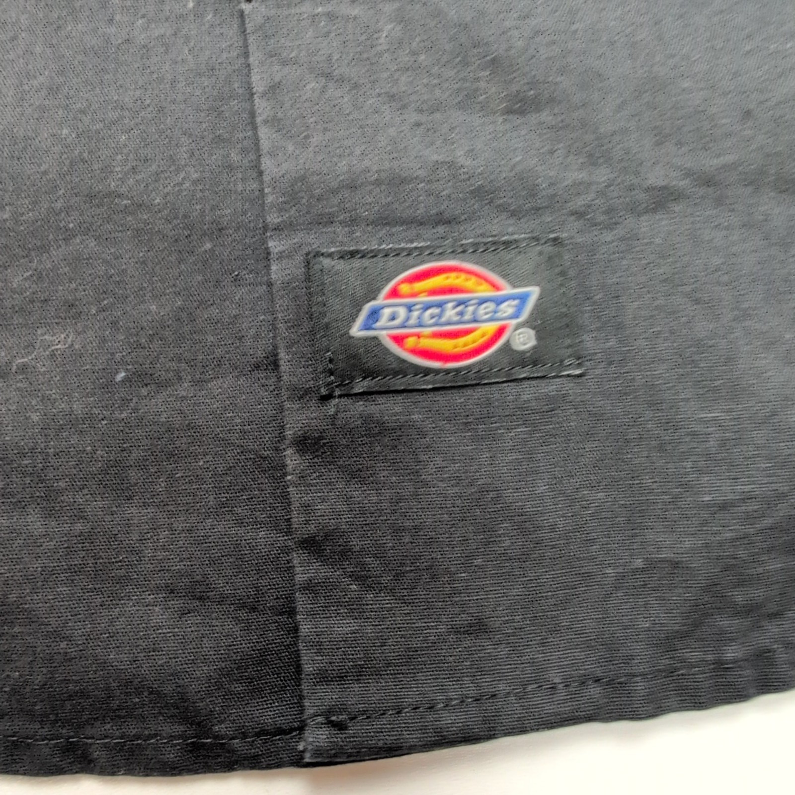 Chemise Dickies S Noire Workwear US Legend Cars Brodée Aération Mch courtes