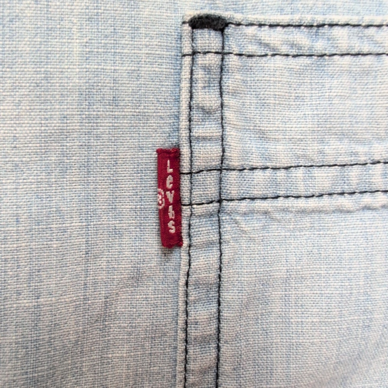 Chemise Levi's bleu jean manches longues taille M #203e