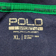 Veste Track Jacket Polo Sport Ralph Lauren T.XL vert Écusson Vintage |208b