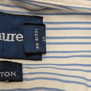Chemise Polo Ralph Lauren Shirt M L Blake Double Rayures Bleu Button Down Logo