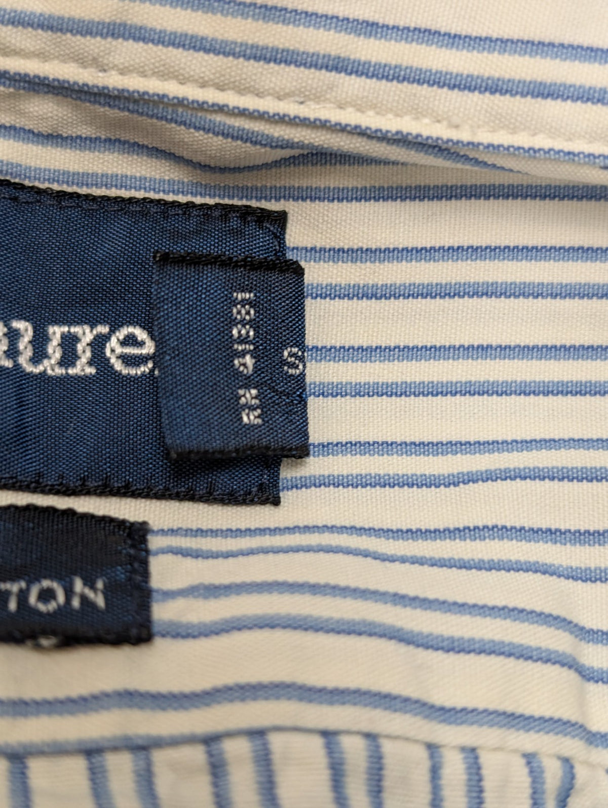 Chemise Polo Ralph Lauren Shirt M L Blake Double Rayures Bleu Button Down Logo
