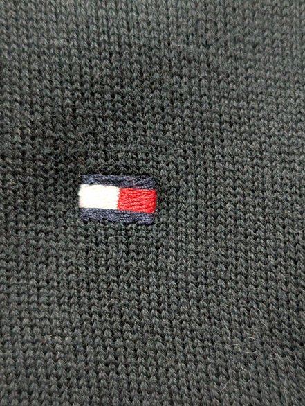Pull Tommy Hilfiger Col V Noir Profond - Taille XL / 2XL
