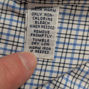 Chemise Polo Ralph Lauren Shirt M Custom Fit Micro-Carreaux Bleu Noir Button Dow