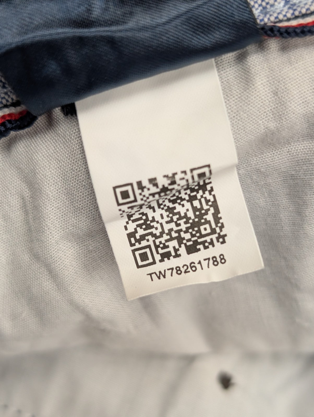 Pantalon chino stretch Tommy Hilfiger bleu marine taille W40xL42 FR50 #33ct