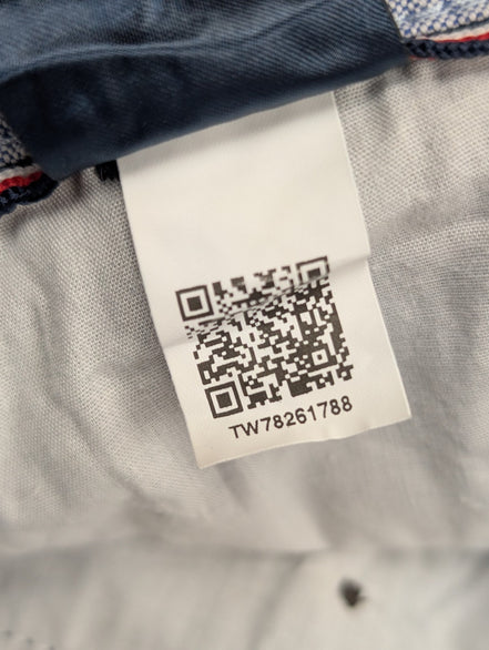 Pantalon chino stretch Tommy Hilfiger bleu marine taille W40xL42 FR50 #33ct