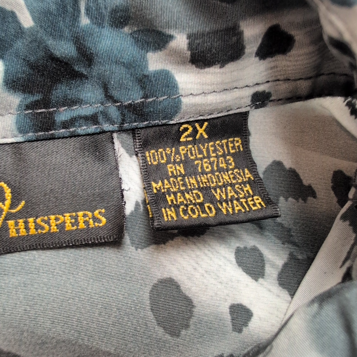 Chemise hawaïenne femme Exclusif by Whispers taille 2XL motif floral
