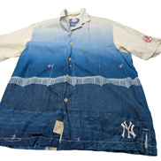 Chemise hawaïenne soie Tommy Bahama Yankees New York taille S