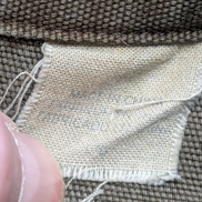 Chemise LEVI'S Vintage Kaki Coton Épais Boutons Métal M. Longues Taille L